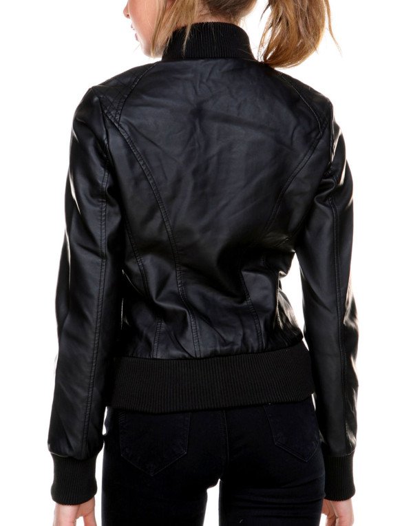 HugMe.fashion Genuine Sheep Leather Jacket For Women LJK47